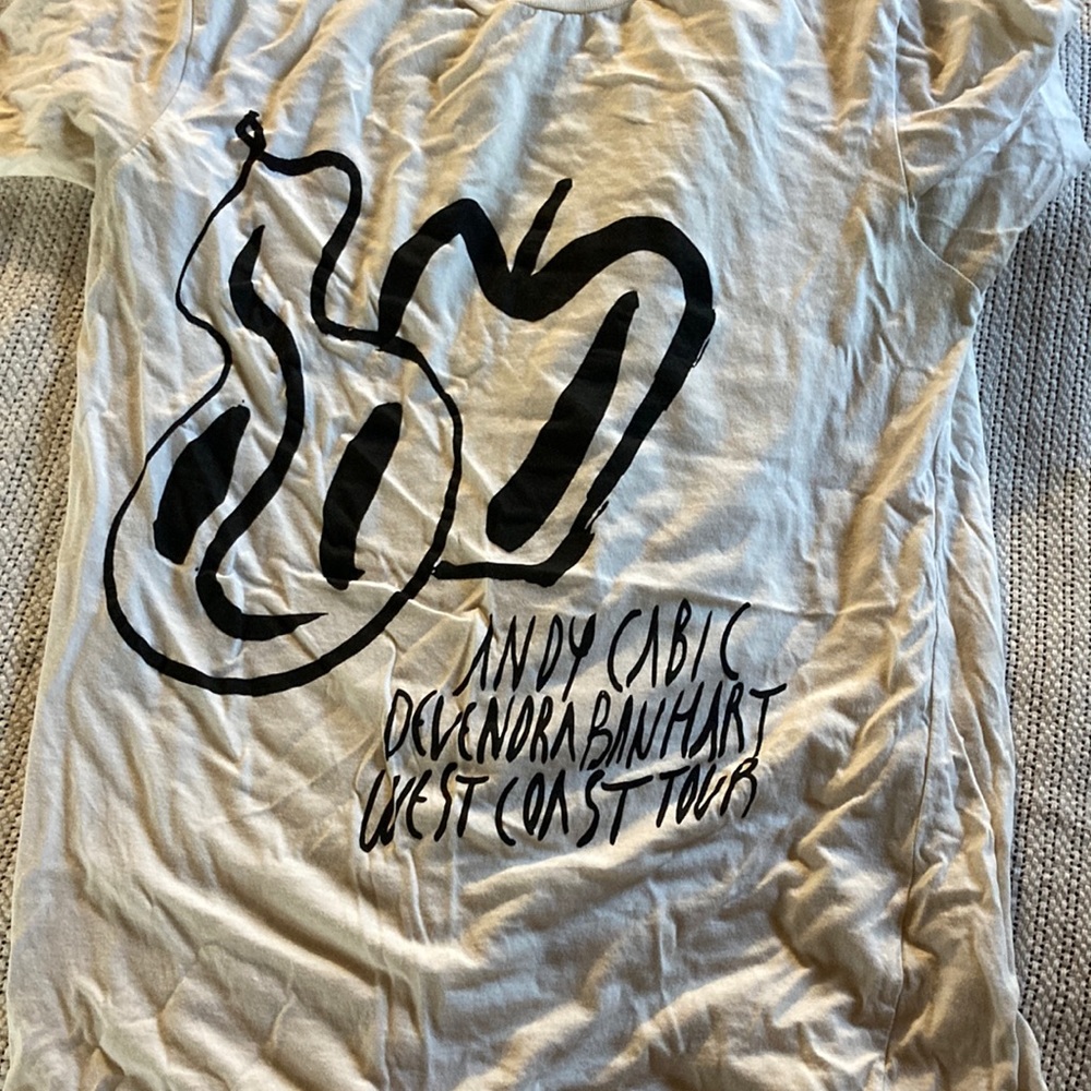 Devendra banhart and Andy cabic shirt. West coast tour 2014